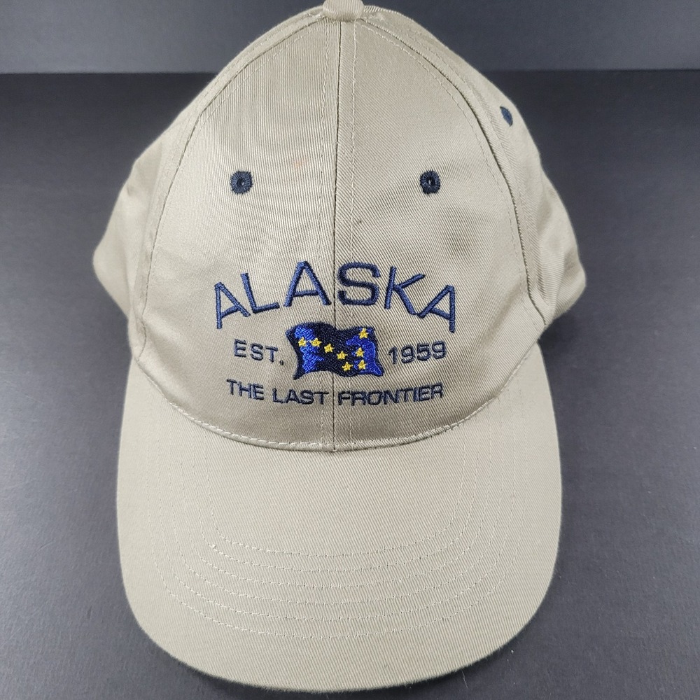 Tongass Trading Co. Alaska Hat Cap Snap Back Embroidered 1959 Last Frontier Mens